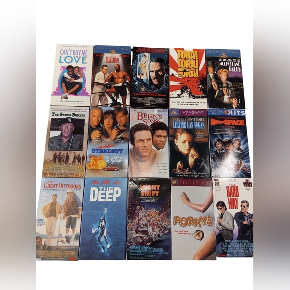 Old Times Favorite VHS Movies Collection - Picture 4 of 4